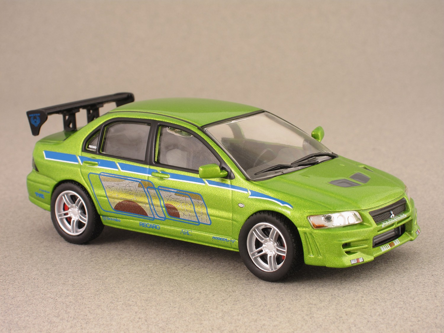 Mitsubishi Lancer Evo VII "2 Fast 2 Furious" (Greenlight) 1:43