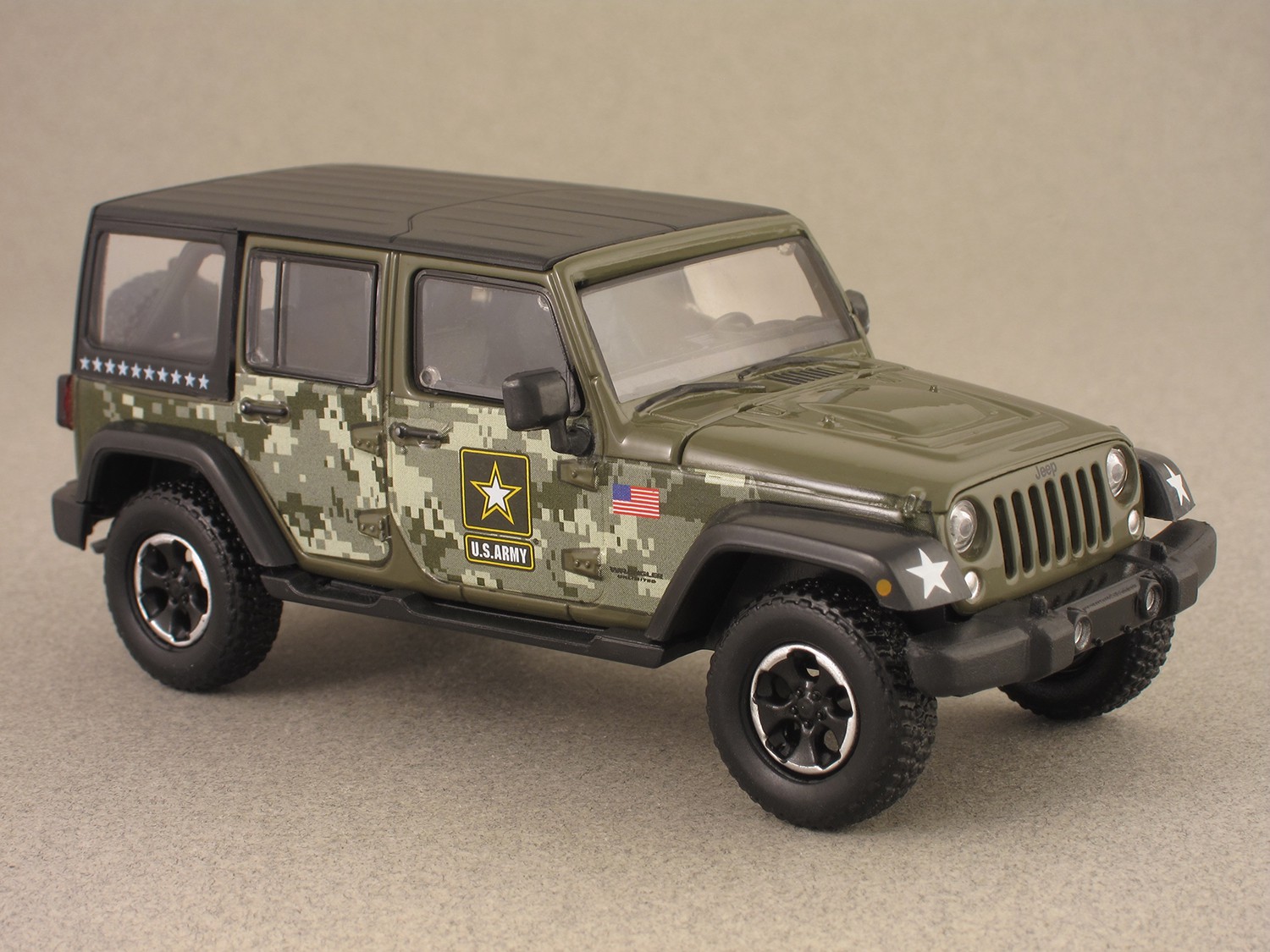 Jeep Wrangler Unlimited US Army (Greenlight) 1:43