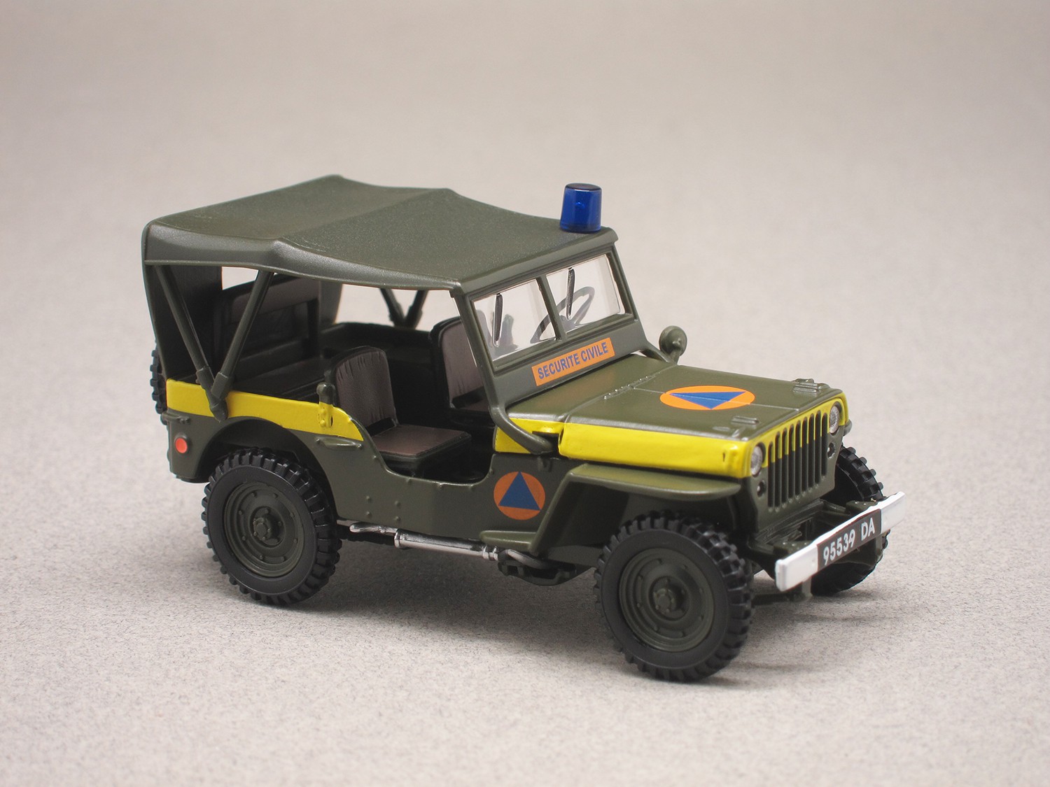 Willys Jeep Sécurité Civile (Oliex) 1:43