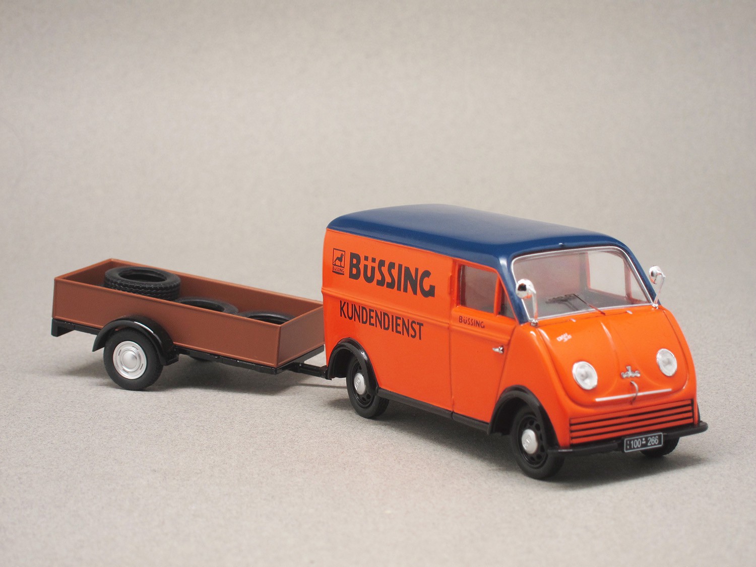 DKW Schnellaster + trailer (Schuco) 1:43