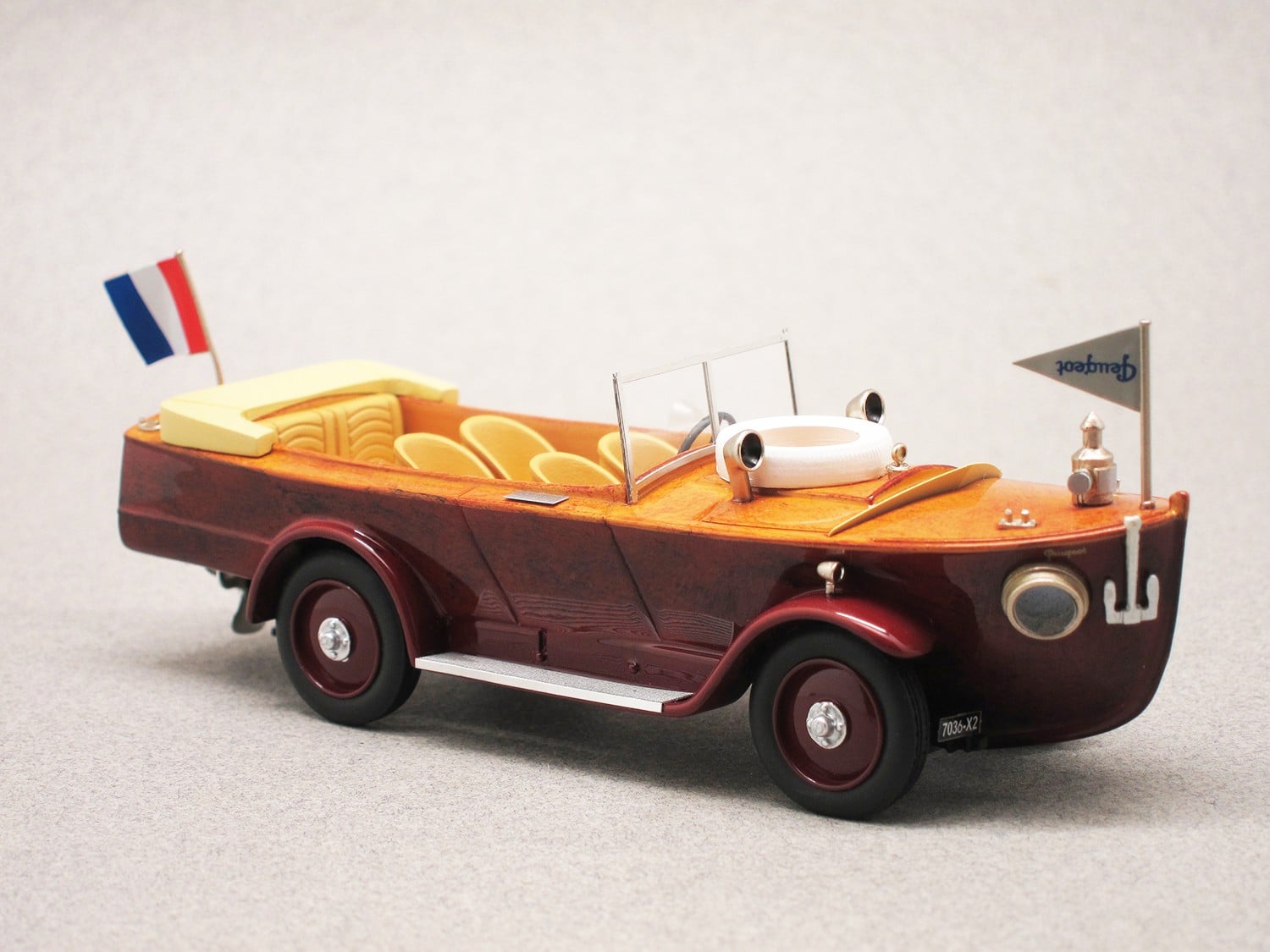 Peugeot 177 motor boat 1925 torpedo (Franstyle) 1:43