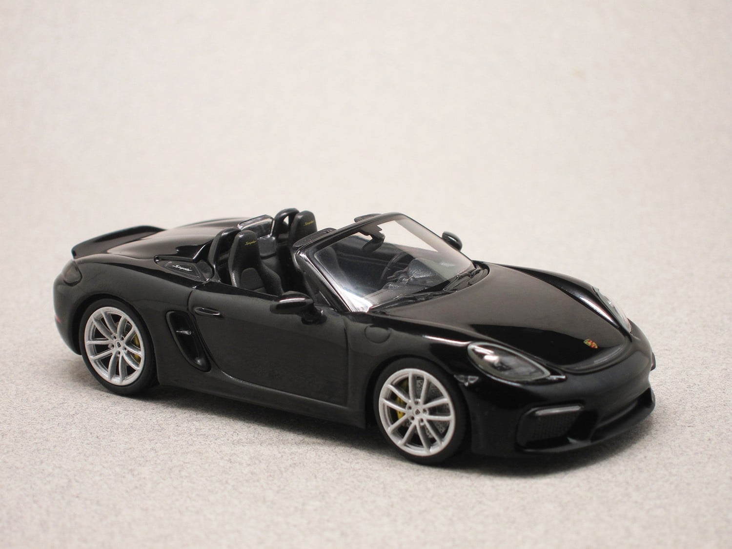 Mini Car 1/43 Minichamps Porsche Boxster Spider 2010 Black