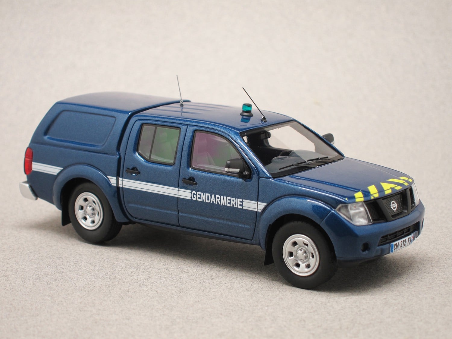 Nissan Navara D40 double cabine Gendarmerie (Alarme) 1/43e