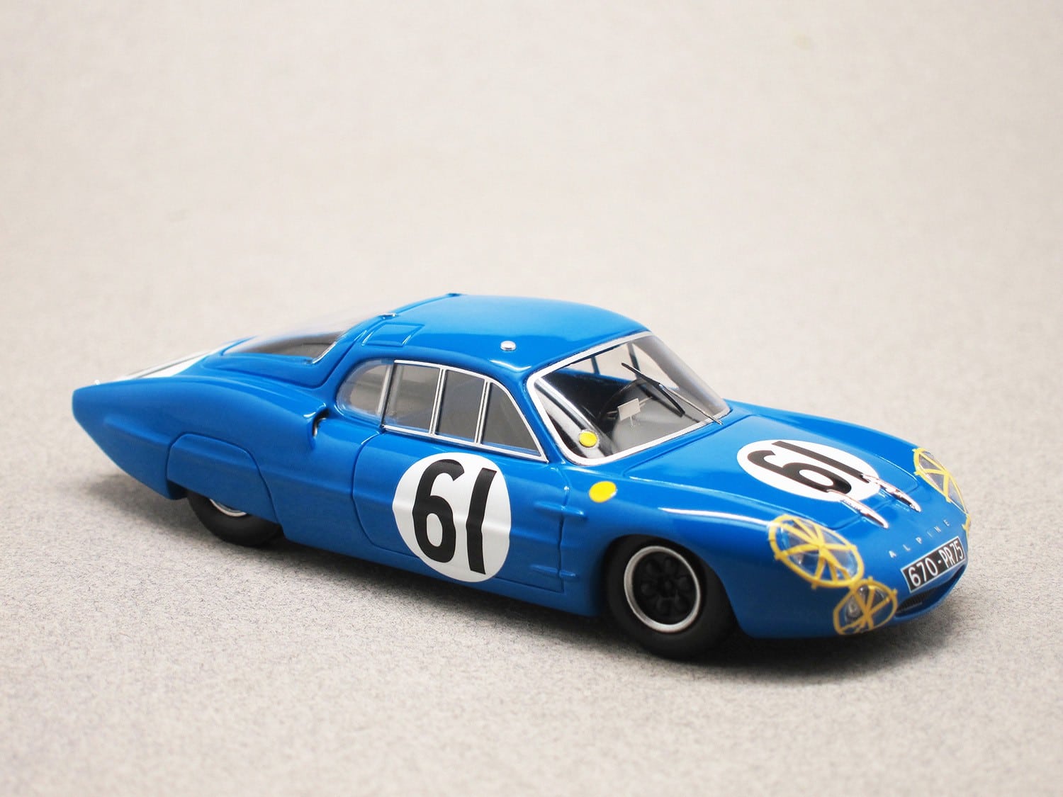 Alpine M63B N°61 24 Heures du Mans 1965 (Spark) 1/43e