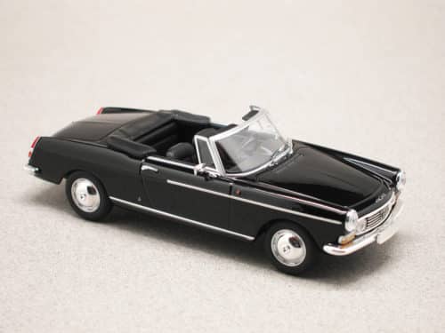 Peugeot 404 Cabriolet noire (Maxichamps) 1/43e