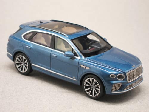 Bentley Bentayga 2021 bleu (TrueScale) 1/43e