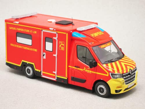 Renault Master 2019 TIB VSAV SDIS 28 (Alerte) 1:43