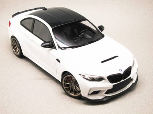 BMW M2 CS blanche (Minichamps) 1/18e