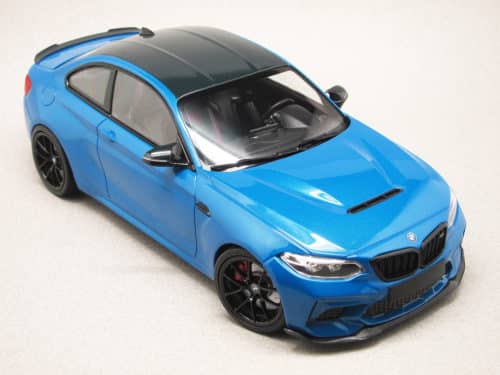 BMW M2 CS bleue (Minichamps) 1/18e