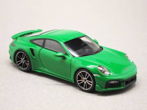 Porsche 911 Turbo S Sport Design 992 verte (Minichamps) 1/43e