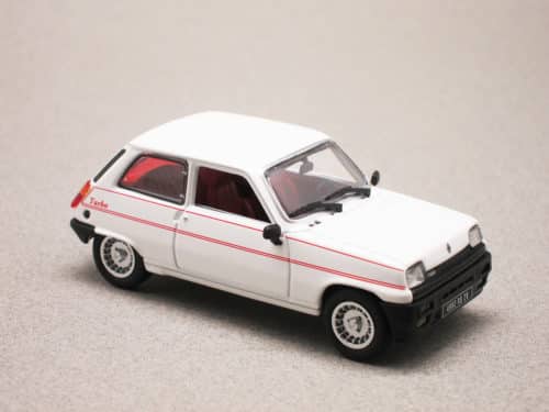 Renault 5 Alpine Turbo 1983 blanche (Norev) 1/43e