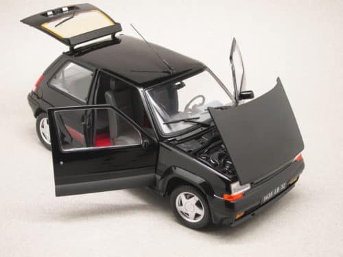 Renault 5 GT Turbo 1989 noire (Norev) 1/43e