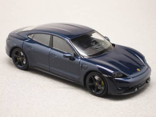 Porsche Taycan Turbo S bleue (Minichamps) 1/43e