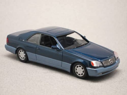 Mercedes 600 SEC bleue (Maxichamps) 1/43e