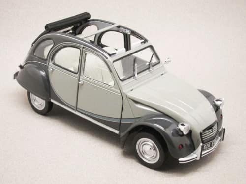 Voiture miniature Citroën 2CV A 1950 - Gris - Echelle 1/18ème