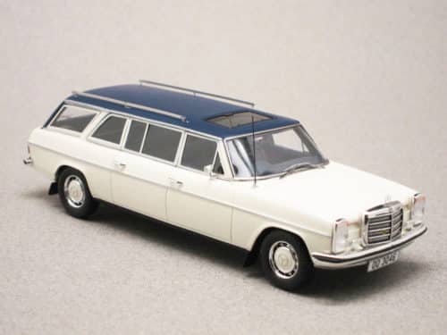 Mercedes W114 LWB Crayford estate blanche (Matrix) 1/43e