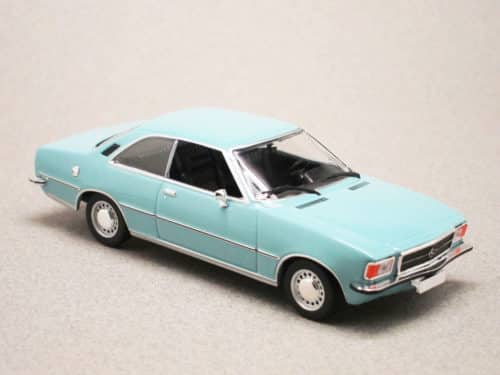 Opel Rekord D coupé bleue (Maxichamps) 1/43e