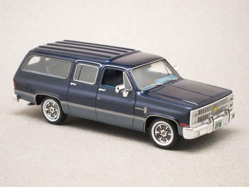 Chevrolet Suburban 1981 bleu (Matrix) 1/43e