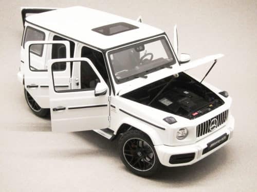 Mercedes G63 AMG 2018 blanc (Minichamps) 1/18e