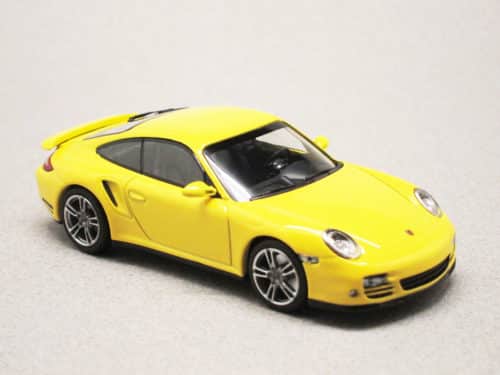 Porsche 911 Turbo 2009 jaune (Maxichamps) 1/43e