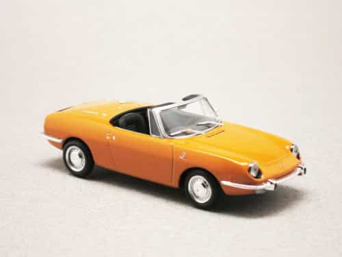 Fiat 850 Spider jaune (Maxichamps) 1/43e