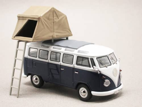 Volkswagen T1 Samba + tente (Schuco) 1/43e