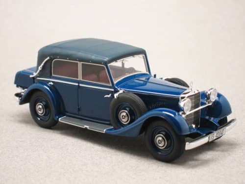 Mercedes 290 W18 Cabriolet D châssis court bleue (Esval) 1/43e