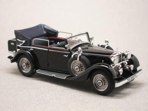 Mercedes 290 W18 Cabriolet D châssis court noire (Esval) 1/43e