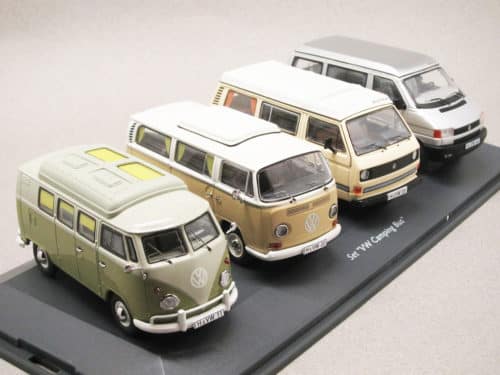 Set Volkswagen Camping Bus (Schuco) 1:43