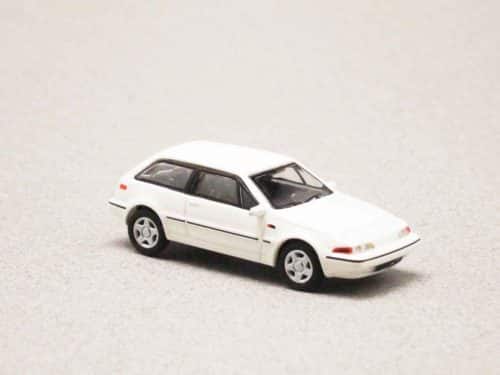 Volvo 480 Turbo blanche (Minichamps) 1/87e