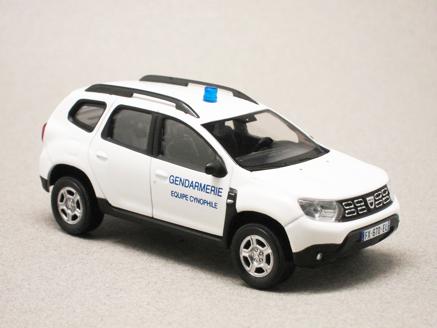 Dacia Duster 2020 Gendarmerie équipe cynophile (Norev) 1/43e