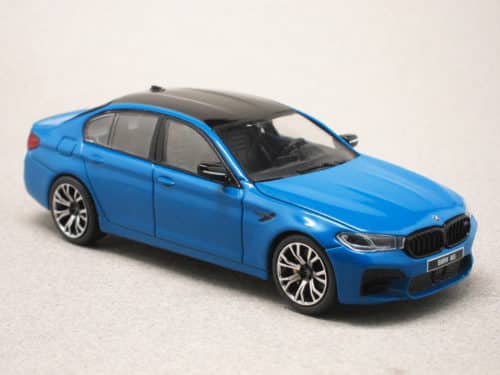 BMW M5 Competition F90 bleue (Solido) 1/43e
