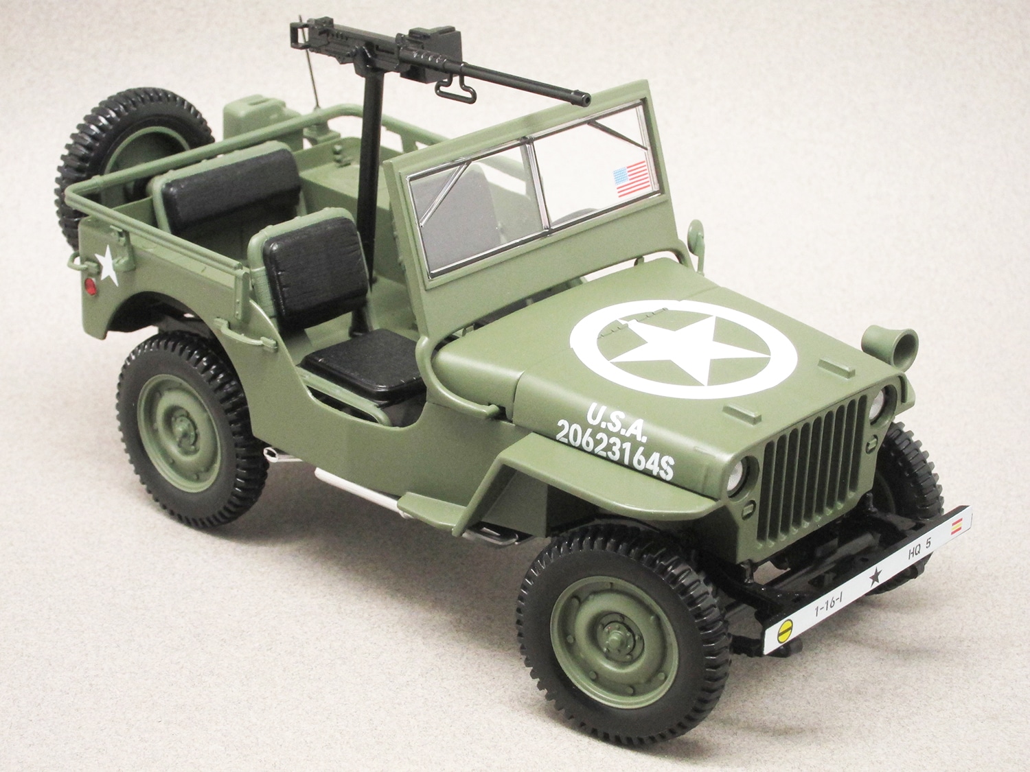 Willys Jeep Armée Jour J (Norev) 1/18e