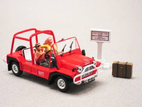 Mini Moke rouge (Vitesse) 1/43e