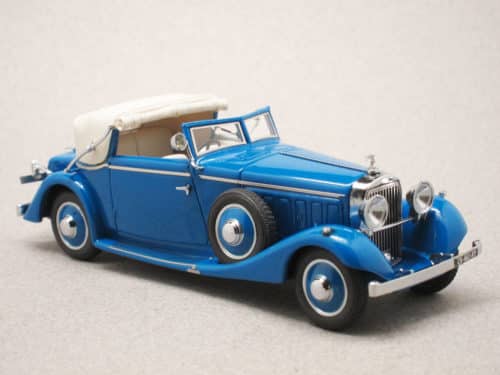 Hispano-Suiza J12 Fernandez & Darrin semi-fermée bleue (Esval) 1/43e