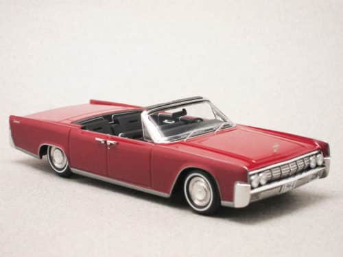 Lincoln Continental Convertible 1964 rouge (GLM) 1/43e