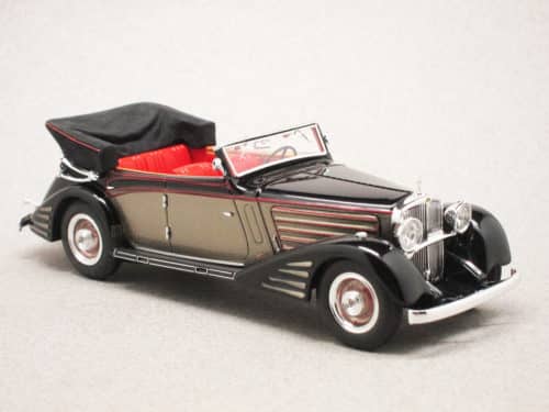 Maybach Zeppelin DS8 Cabriolet Spohn 1934 noir et bronze (Matrix) 1/43e