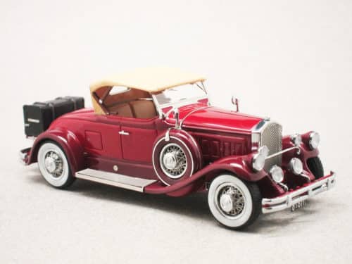 Pierce-Arrow Model B roadster 1930 rouge (Esval) 1/43e