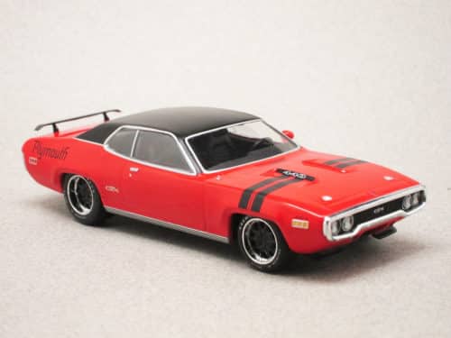 Plymouth GTX Runner 1971 rouge (IXO) 1/43e
