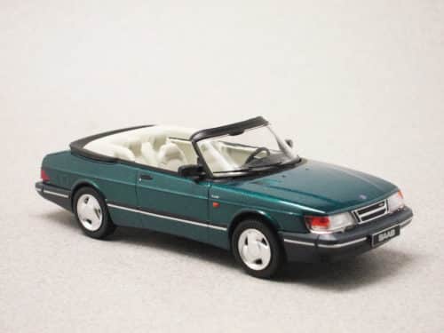 Saab 900 Turbo Cabriolet verte (IXO) 1/43e