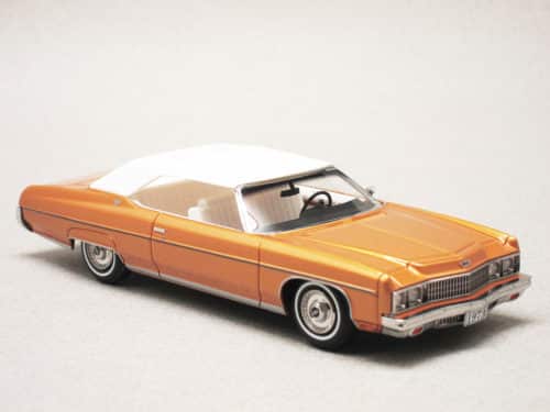 Chevrolet Caprice Convertible 1973 orange fermée (Stamp-Models) 1/43e