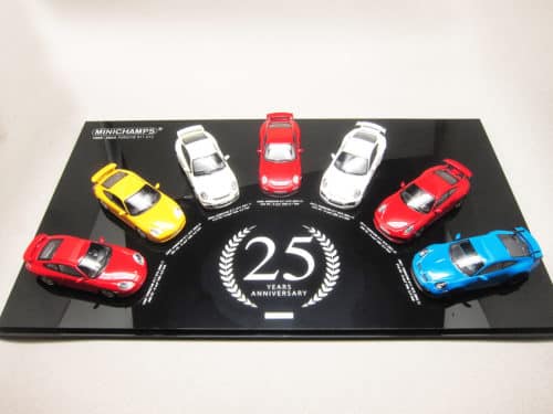 Coffret 25 ans Porsche 911 GT3 (Minichamps) 1/43e