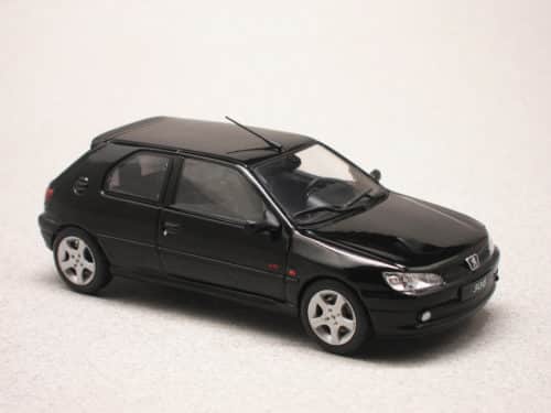 Peugeot 306 S16 noire (Solido) 1/43e