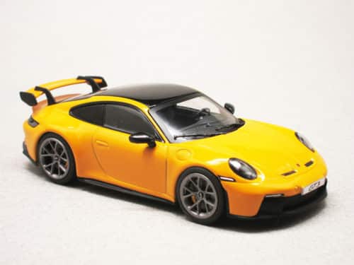 Porsche 911 GT3 (992) 2021 jaune (Solido) 1/43e