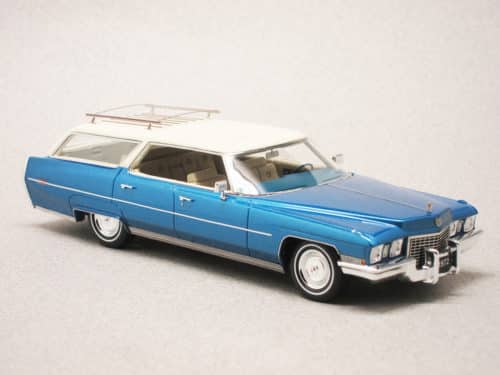 Cadillac Deville Wagon 1972 bleue (Matrix) 1/43e