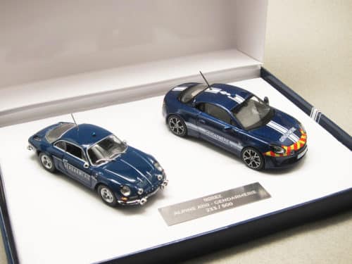 Coffret Alpine A110 1971 & 2022 Gendarmerie (Norev) 1/43e